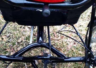 Angle 3 of Hase Trike Black